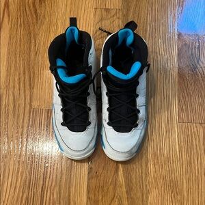 Nike Kids White and Blue Sneakers